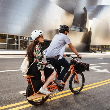 Yuba Bikes KombiE5 Orange Bread Basket Ring 2 1